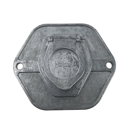 Haldex Receptacle, 7-Way, Trailer, 30A Circuit Breaker Split Pin, Metal Housing, Screw-Type BE24030